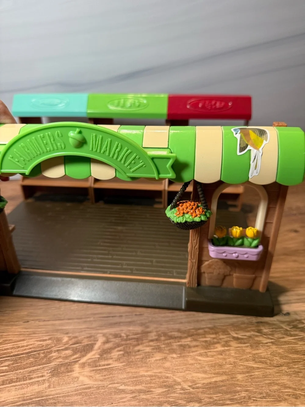 Li'l Woodzeez Hoppin' Farmers Market Playset Replacement Market Stand